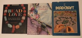 Bead Jewelry Craft Book lot of 3 Bead Love Big Bead Jewelry - £14.87 GBP