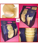 12pcs TOMMY BAHAMA MELAMINE DINNER PLATE PASTA SALAD BOWLS CUPS DINNERWA... - $462.24 MXN