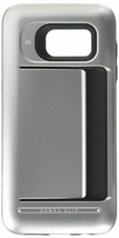 Samsung Galaxy S7 Edge Phone Case VRS Design Damda Clip Wallet Card Slot, Silver - £6.39 GBP
