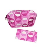 2 Lancome Pink Carry Make Up Case Bag Pouch - $19.77