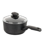 Korkmaz Ornella 2 Piece 2 Liter Quart Aluminum Nonstick Saucepan with Lid - £71.91 GBP