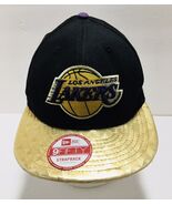 Los Angeles Lakers Hat New Era 9FIFTY Hardwood Classics Med-Lrg StrapBac... - $42.08 CAD