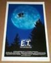 Official Steven Spielberg E.T. The Extraterrestrial alien ET movie poster print  - £19.04 GBP