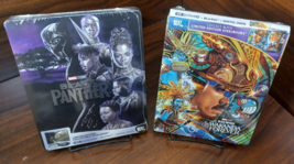 Black Panther +Wakanda Forever (Talokan) Steelbooks  (4K+Blu-ray-No Digital)! - £93.74 GBP