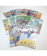 DC Comics 90&#39;s Comic Book Lot W/Stickers Superman, Green Lantern, Batman... - £43.01 GBP