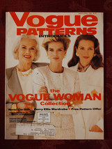 VOGUE PATTERNS magazine March April 1993 Woman Collection Fashion Perry Ellis - £10.16 GBP