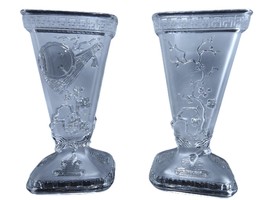 1920&#39;s French Art Deco Baccarat Chinoiserie art glass vases - £962.11 GBP