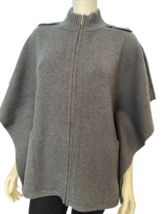 White House Black Market Sweater Poncho Charcoal XS - £22.69 GBP