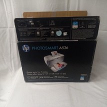 HP PhotoSmart A536 Digital Photo Inkjet Printer With Box Manuals Photo P... - $45.53