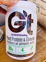 Genesis today Plant Protein &amp; Greens Vegan Superfood-Chocolate Smoothie ... - $14.31