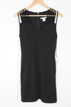 NWT Ali &amp; Jay S Black Strappy Bodice Tank Sheath Dress - £28.39 GBP