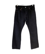 Levi Strauss 517 Men&#39;s Jeans Size 32x30 Black Denim Bootcut Red Tab - £17.20 GBP