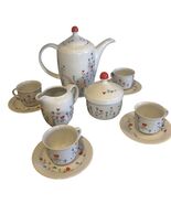 Vintage Porcelain Tea Set KAHLA for 4, Made in the German Democratic Rep... - $78.66