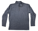 Gap Men&#39;s Half Zip Mock Neck Sweater Pullover Size XL Blue Spot on Back ... - $14.76