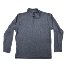 Gap Men&#39;s Half Zip Mock Neck Sweater Pullover Size XL Blue Spot on Back ... - £11.61 GBP