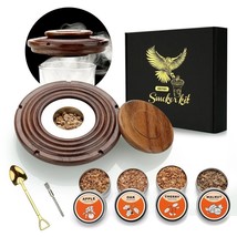 Premium Cocktail Smoker Kit with 4 Wood Chips Whiskey Bourbon Smoktail Drink Set - $62.88