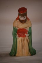 Nativity Scene Wiseman 2 Bisque Figurine Christmas Xmas Holiday Replacement Pcs - £10.26 GBP