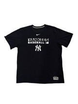 NIKE New York YANKEES Shirt Mens Large mlb baseball training judge nyc t... - £19.41 GBP