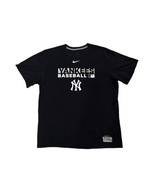 NIKE New York YANKEES Shirt Mens Large mlb baseball training judge nyc t... - £19.44 GBP