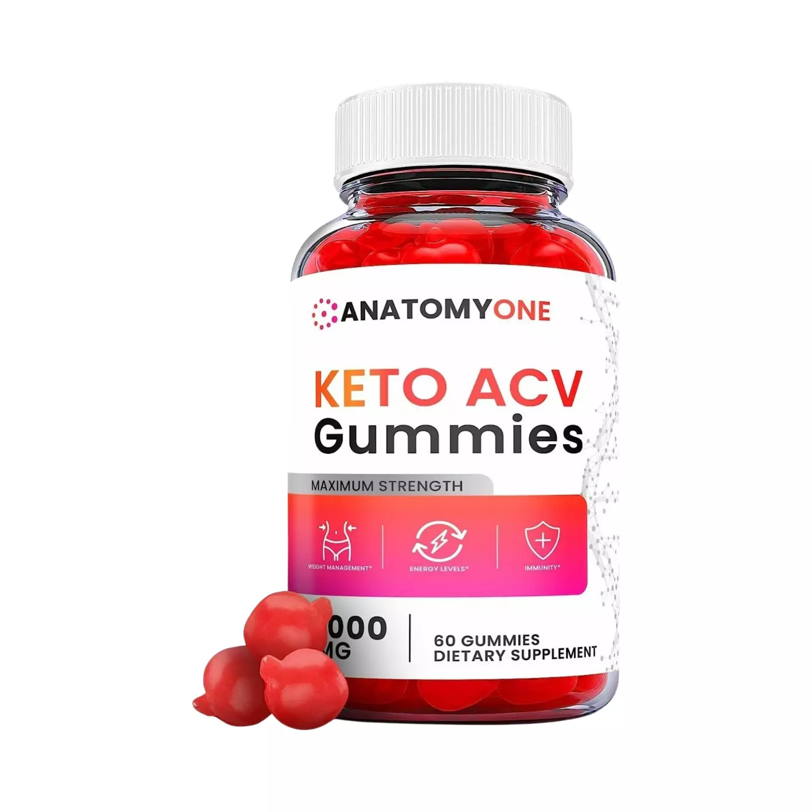 Anatomy One Keto ACV Gummies - $30.49