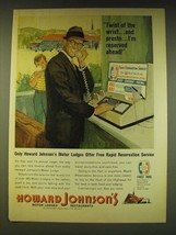 1964 Howard Johnson&#39;s Motor Lodges Ad - Twist of the wrist.. And presto - £14.77 GBP