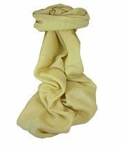 MENS Fine Cashmere Scarf Vanilla by Pashmina &amp; Silk - £46.89 GBP