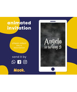 Harry Potter Video Invitation Animated, Sirius Black Digital Birthday In... - $13.00