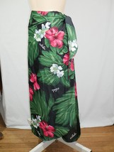 Vtg Royal Creations Hawaii Wrap Skirt  Cover Up Allover Hawaiian Print Aloha - £39.81 GBP