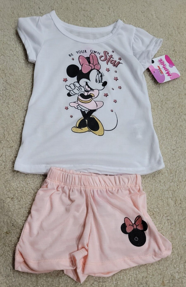Vintage Disney Minnie Mouse Girls 2 Piece Pajamas size 3T - $23.15