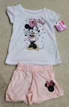 Vintage Disney Minnie Mouse Girls 2 Piece Pajamas size 3T - £18.10 GBP