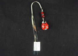 Comforting Clay Metal Bookmark ~ Good Luck Ladybug ~ Item #2679 - £5.44 GBP