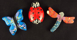 Comfort Clay Handcrafted Charms of Choice Butterfly, Lady Bug New Free USA Ship - £5.99 GBP