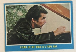 Happy Days Vintage Trading Card 1976 #4 Henry Winkler Fixing Old Hot Rods - £1.95 GBP