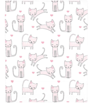 Nojo NoJo® Purrdy Kitty Cat Mini Crib Sheet in Pink - £16.03 GBP