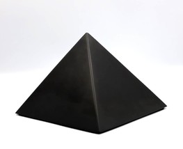 Black Pyramid Urn For Pet Ashes Stunning Memorial Cremation Dog, Cat - £114.86 GBP+