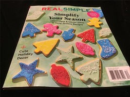 Real Simple Magazine December 2021 Special Double Issue Simplify Your Season - £7.96 GBP