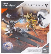 Mega Bloks Construx Destiny S-34 Ravensteel Sparrow Set FFB57 NEW - £38.90 GBP