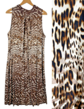 Cato Dress Size 18/20W 1X 2X Animal Print Slinky Travel Knit Wedding Gue... - $39.62