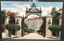 Main Entrance &amp; Gateway to Breakers Residence Vanderbilt Newport RI Post... - $5.89