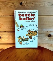 Beetle Bailey I Just Want to Talk to You 1977 Vintage Comic PB - £9.38 GBP