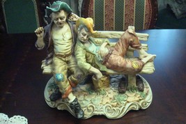 CAPODIMONTE Figurines HOBOS, Dancing Children, Lady Reading, Children in... - $104.85