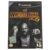 NINTENDO GAMECUBE WWE Wrestlemania X8 Stone Cold RVD Hogan 2002 NO MANUAL - $8.56