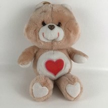 Care Bears Tenderheart Bear 13&quot; Plush Stuffed Toy Heart Vintage 1983 Kenner 80s - £31.61 GBP