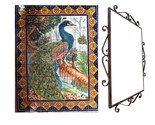 Mexican Talavera Mural HQ - Pavoreal2 - - $599.00