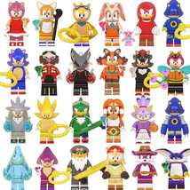 24pcs Fit Lego Sonic The Hedgehog Minifigures Kids Toys Gifts - £33.44 GBP
