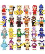 24pcs Fit Lego Sonic The Hedgehog Minifigures Kids Toys Gifts - £33.56 GBP