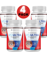 4 PACK-VISIULTRA- Premium Eye Health Supplement Supports Healthy Vision- 60 Caps - $103.90