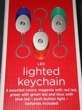 Key Chain - LED Lighted Keychain (RED, GREEN &amp; BLUE)  - $8.00