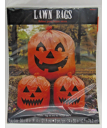 Amscan Pumpkin Lawn Bags, Halloween Decoration 3 Pc - £6.24 GBP