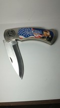 KS Collector Ronald Reagan Knife, Blade Engraved America, Large, Collectible, Ra - £20.04 GBP